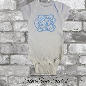 UNC Tarheels Unisex Baby Onesie Onepiece Bodysuit 0-3 Months New
